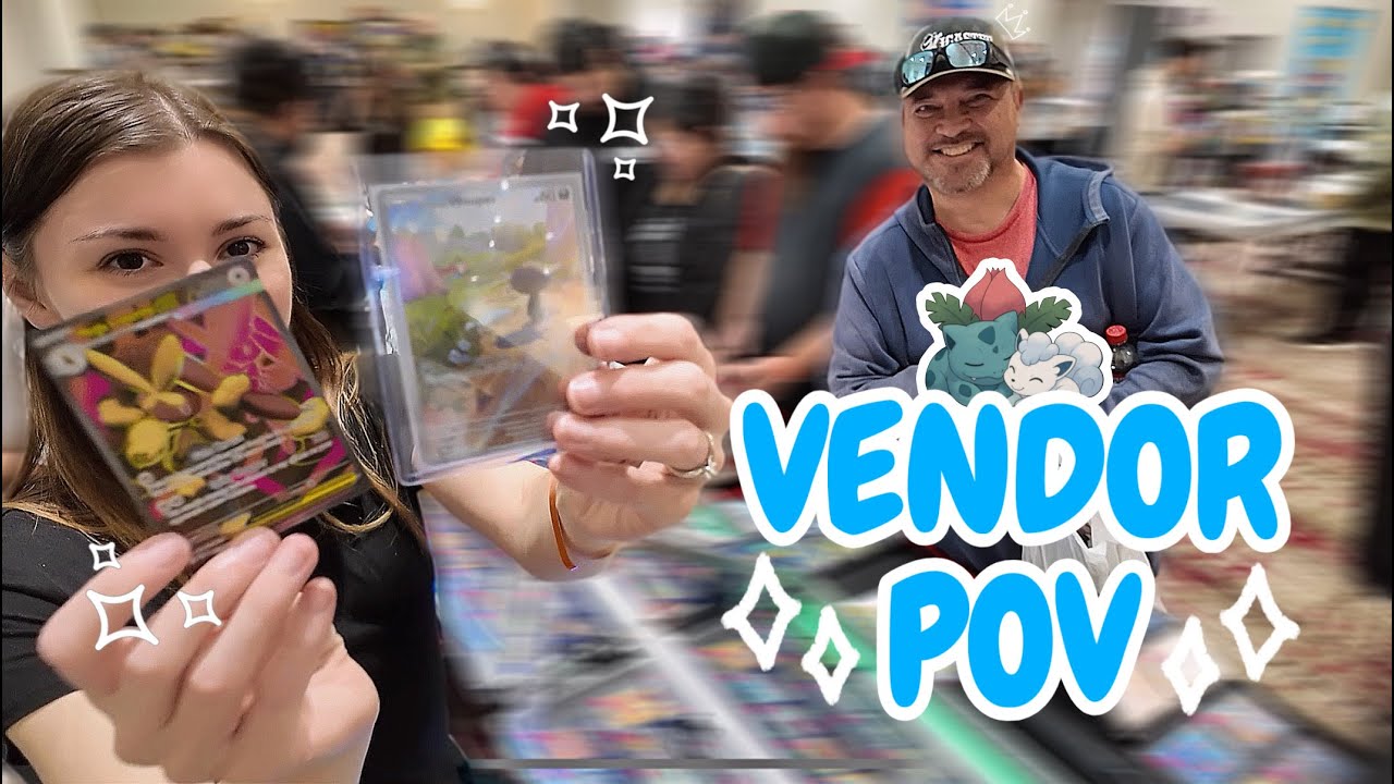 COME VEND WITH US @ A Very Poke Christmas | Pokemon Vendor POV