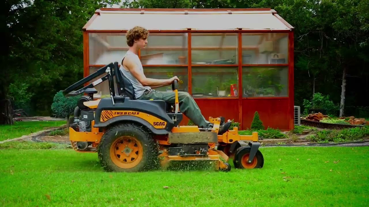 Mowing that is so incredibly relaxing