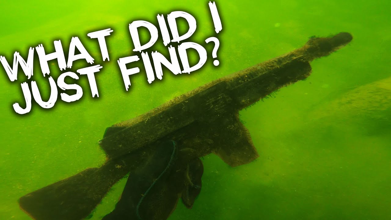 Scuba Diver Finds Crazy Items Under Bridge! (Dangerous)