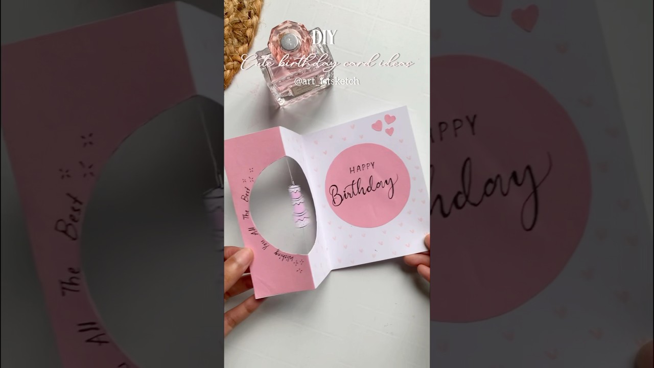 DIY Cute Birthday Card Ideas💗✨ #diy #cardcraftideas #birthdaycardideas #diygiftcard #diygifts