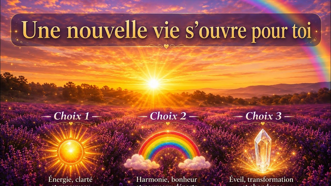 🌞 Une nouvelle vie s’ouvre pour toi – choisis ton message 