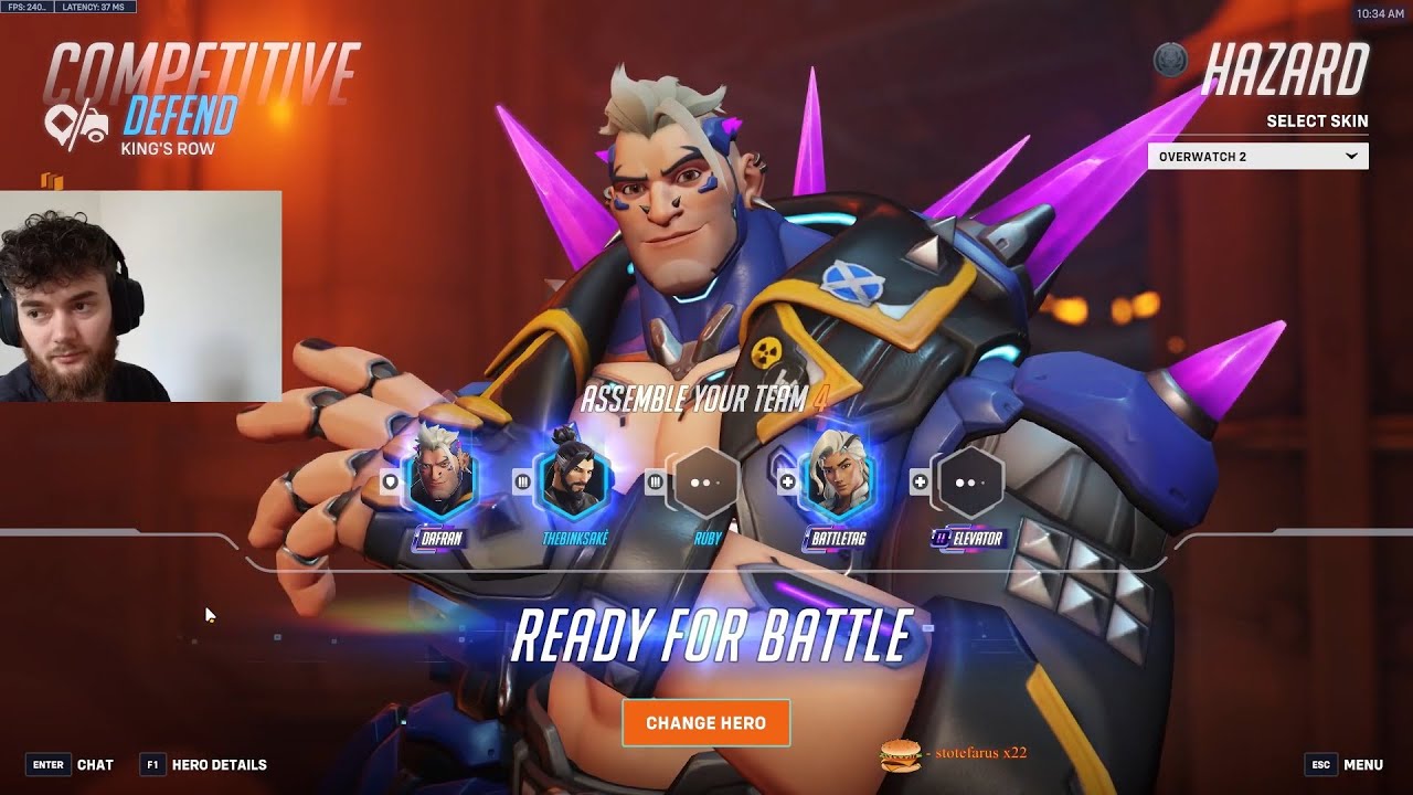 23K DMG! DAFRAN INSANE HAZARD OVERWATCH 2 GAMEPLAY SEASON 16
