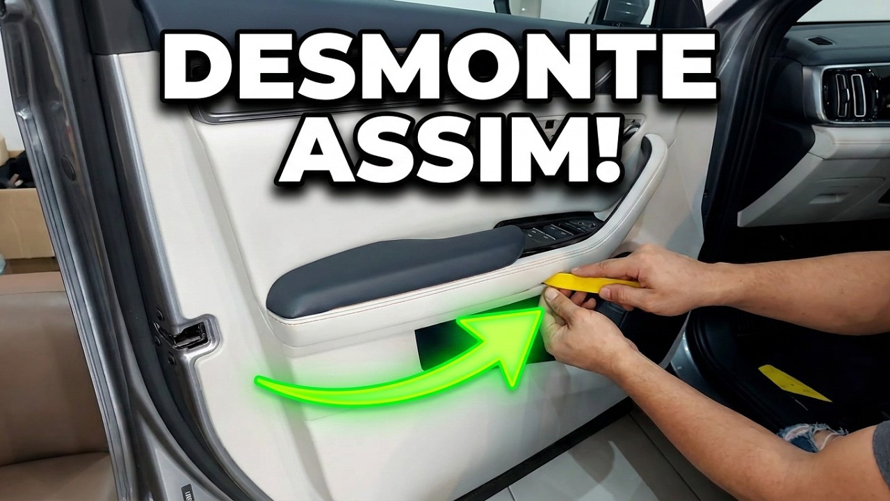 Como desmontar a porta do GWM HAVAL H6?