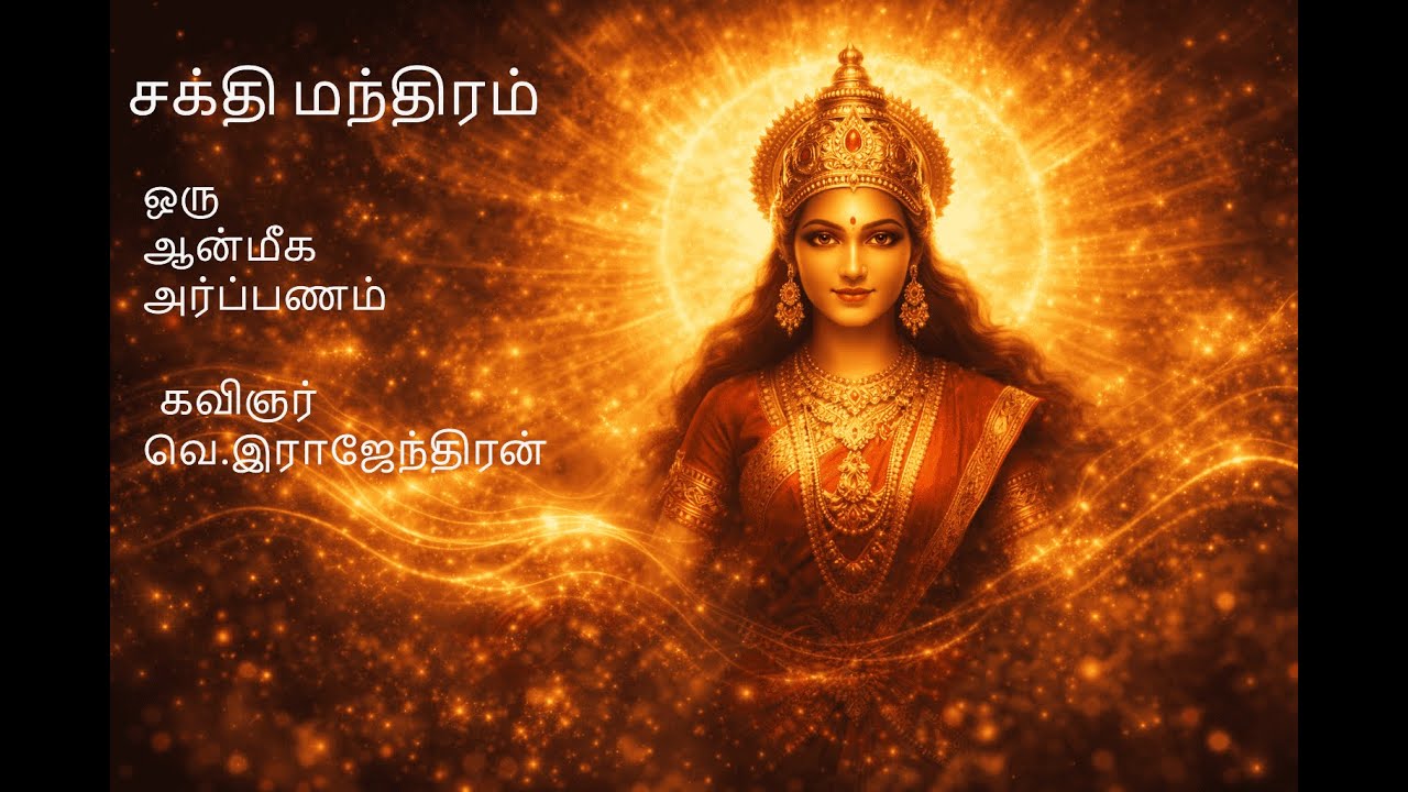 சக்தி மந்திரம் | Powerful Tamil Devotional Song| Kavingar Rajendran| #Tamil Devotional #Tamil Bhakti