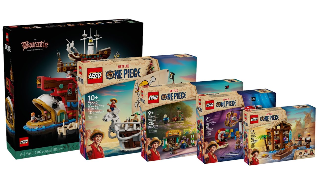 All LEGO One Piece Sets 2025 Compilation/Collection Speed Build