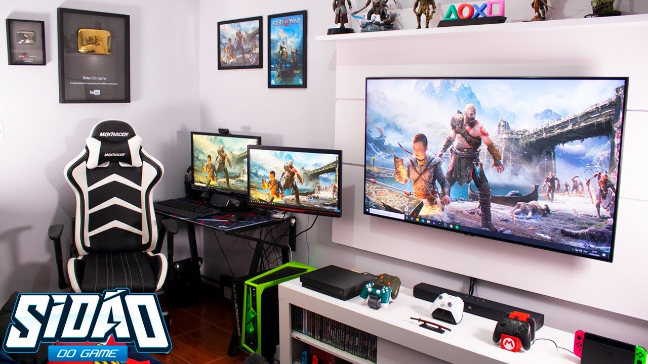 MEU SETUP GAMER 4K DEFINITIVO 2020 - SIDÃO DO GAME
