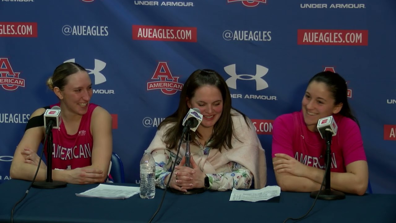 Women's Basketball Postgame: American vs Lafayette