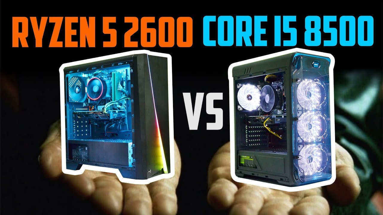 RYZEN 5 2600 или CORE i5 8500? Что лучше? ТЕСТ СРАЗУ ДВУХ ПК в играх!