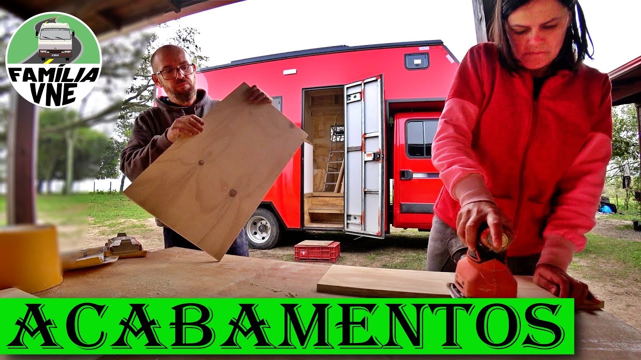COMEÇAMOS os ACABAMENTOS no MOTORHOME ARTESANAL