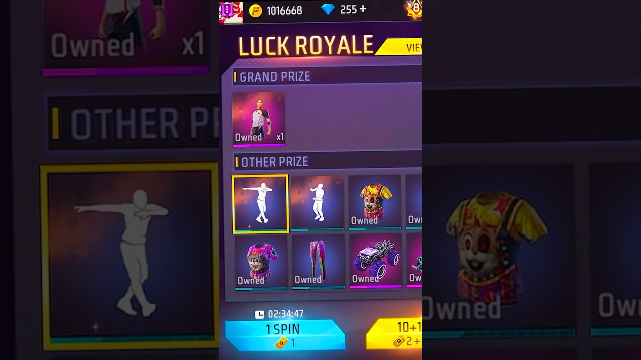 Wasting 1,000,000 Coins for the Gold Royal Emote