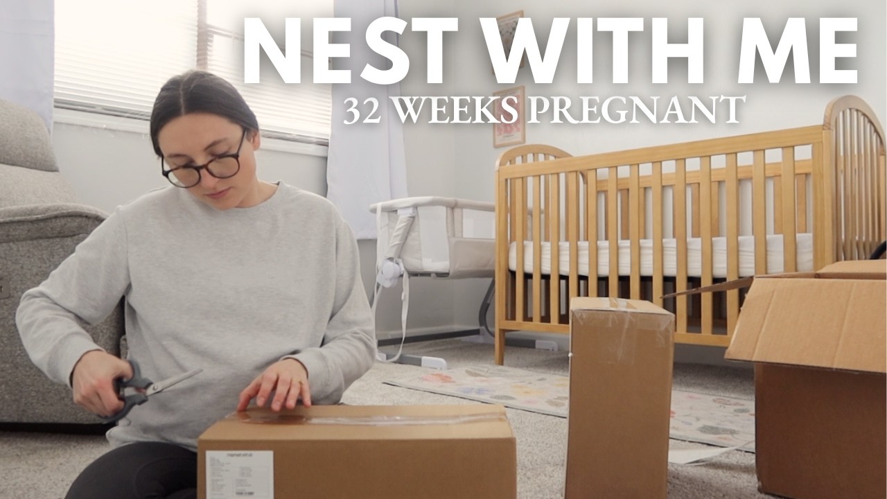 32 Weeks Pregnant | Nest With Me In The Third Trimester, SAHM Life + Gestational Diabetes Diagnosis