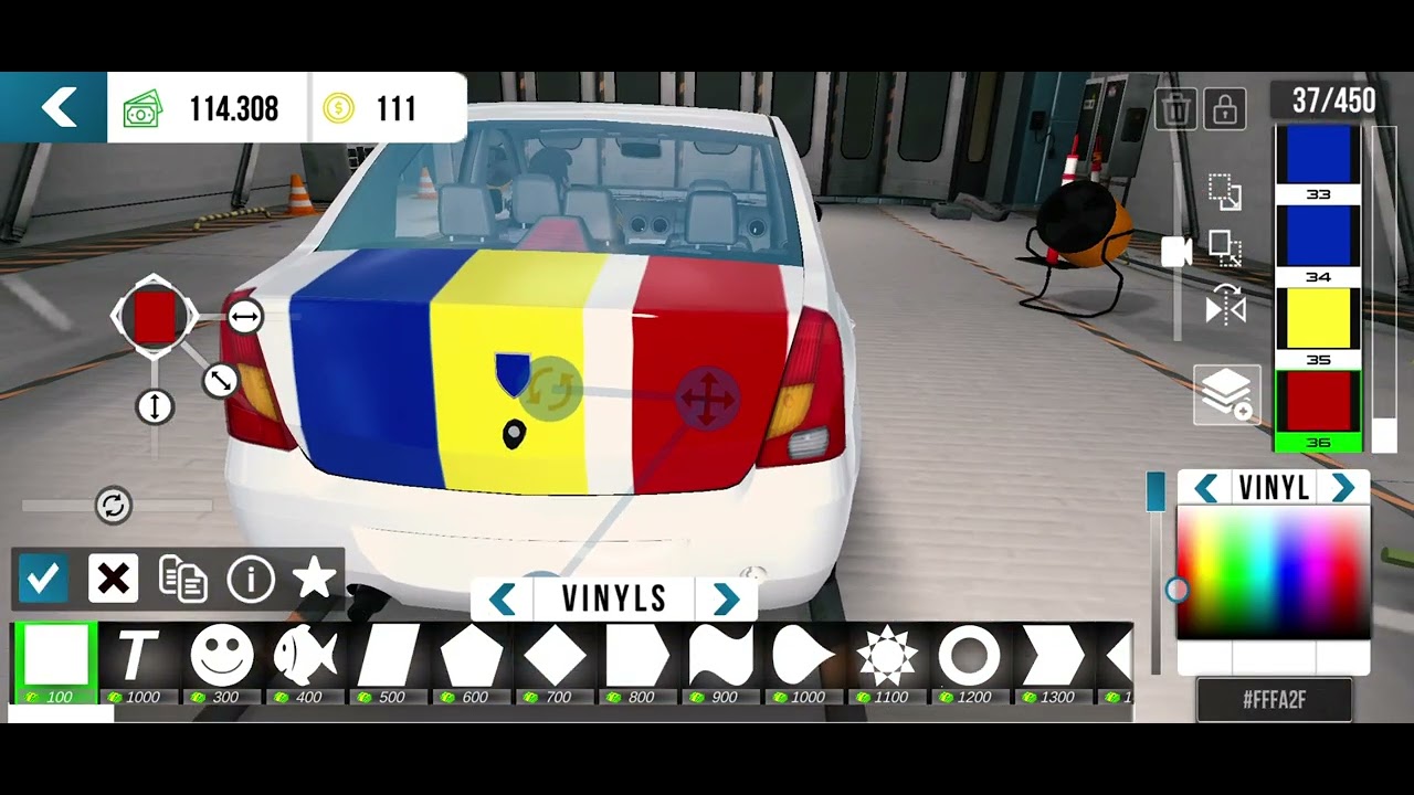 Comment faire une dacia logan de police (style roumain) - Car Parking Multiplayer