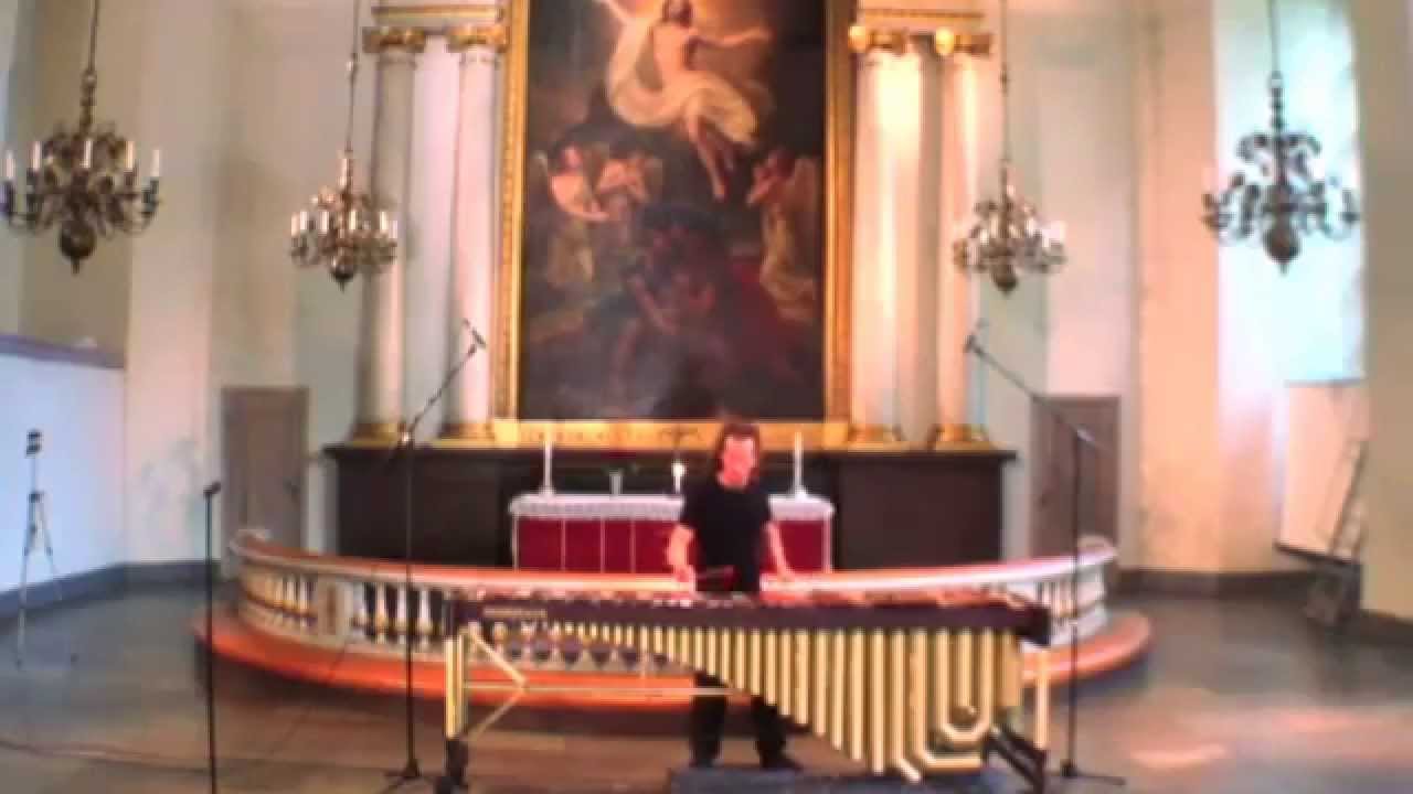 Adi Morag  J S Bach Prelude in E Major on Marimba