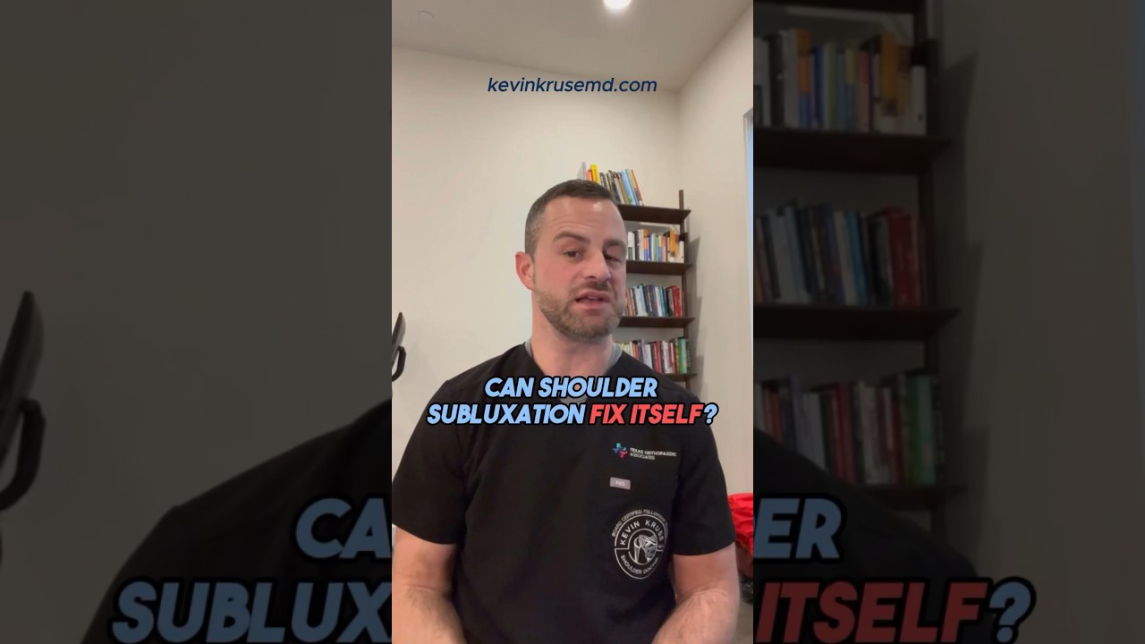 Can Shoulder Subluxation Fix Itself #shoulderinjury #shouldersurgeon