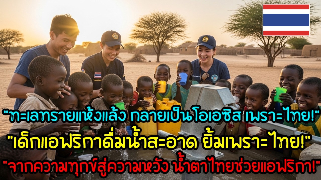 ไทยบริจาค 500 ล้านช่วยเด็กแอฟริกาแห้งแล้งจนร้องไห้! แต่เจอทรยศหนัก ชาวโลกช็อกกับน้ำใจไทย!!
