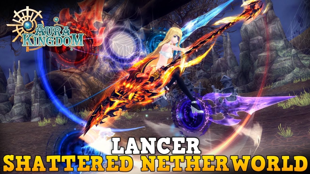 SaberAK Lancer Shattered Netherworld Hell Mode Solo (+20 80 Gears) Aura Kingdom