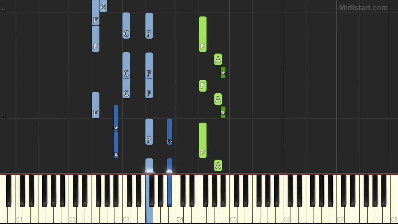 Sean Paul - She Doesn't Mind (Piano Tutorial) [Synthesia]