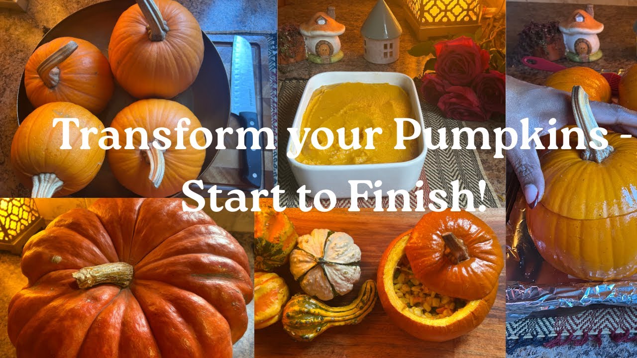 Pumpkin Prep Day! Cutting a Cinderella Pumpkin, Homemade Purée & a Story that changed my Perspective