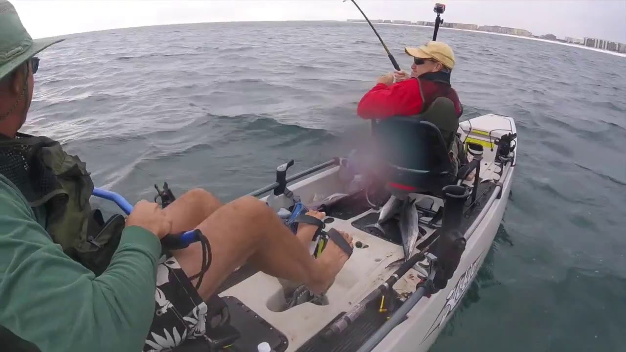 Ft Walton Kayak Fishing in Hobie Mirage Pro Angler 17