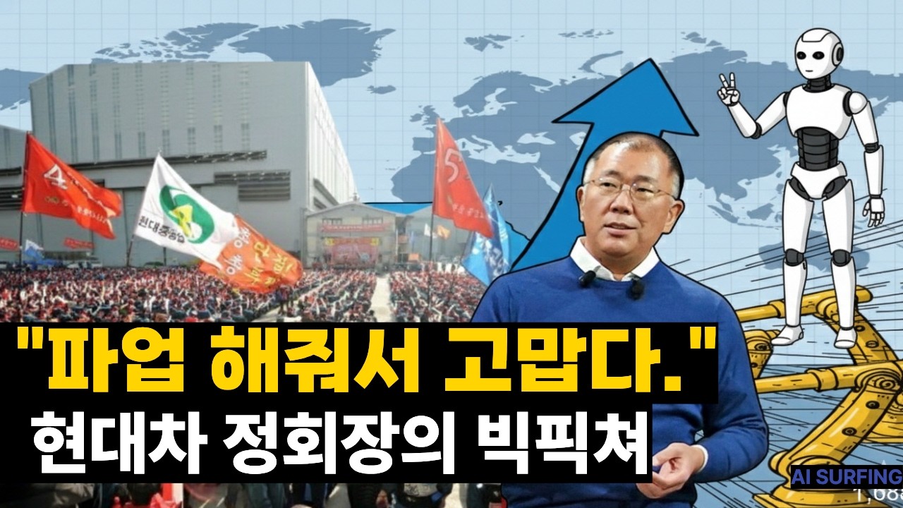 울산 현대 귀족 노조 파업부터 나스닥 상장까지: 정의선 회장이 그린 큰 그림.