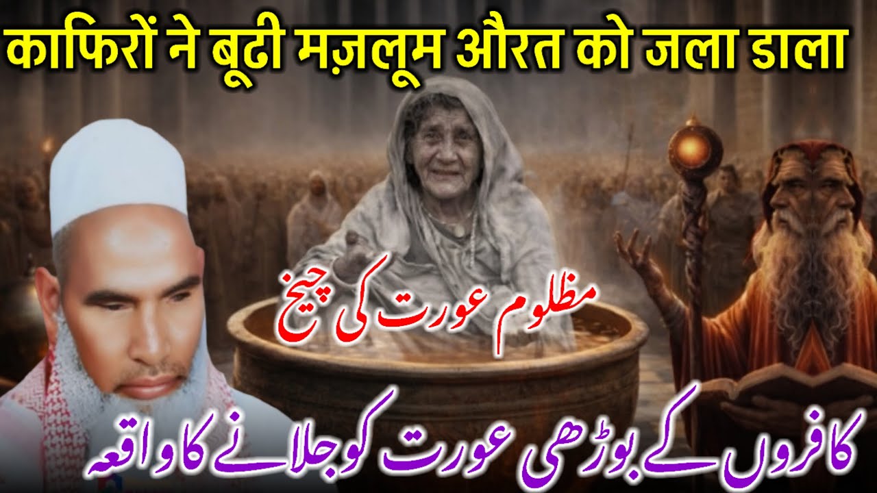 Budhi Aorat Ko Kafiron Ne Jala Dala / Qari Haneef Multani Ka Bayan / Kari Haneef Multani Ki Takreer 