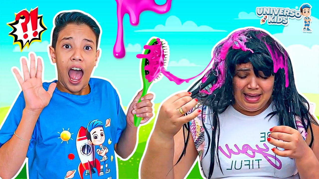 Henrique mostra bom comportamento e ajuda seus amigos com slime - Universo Kids