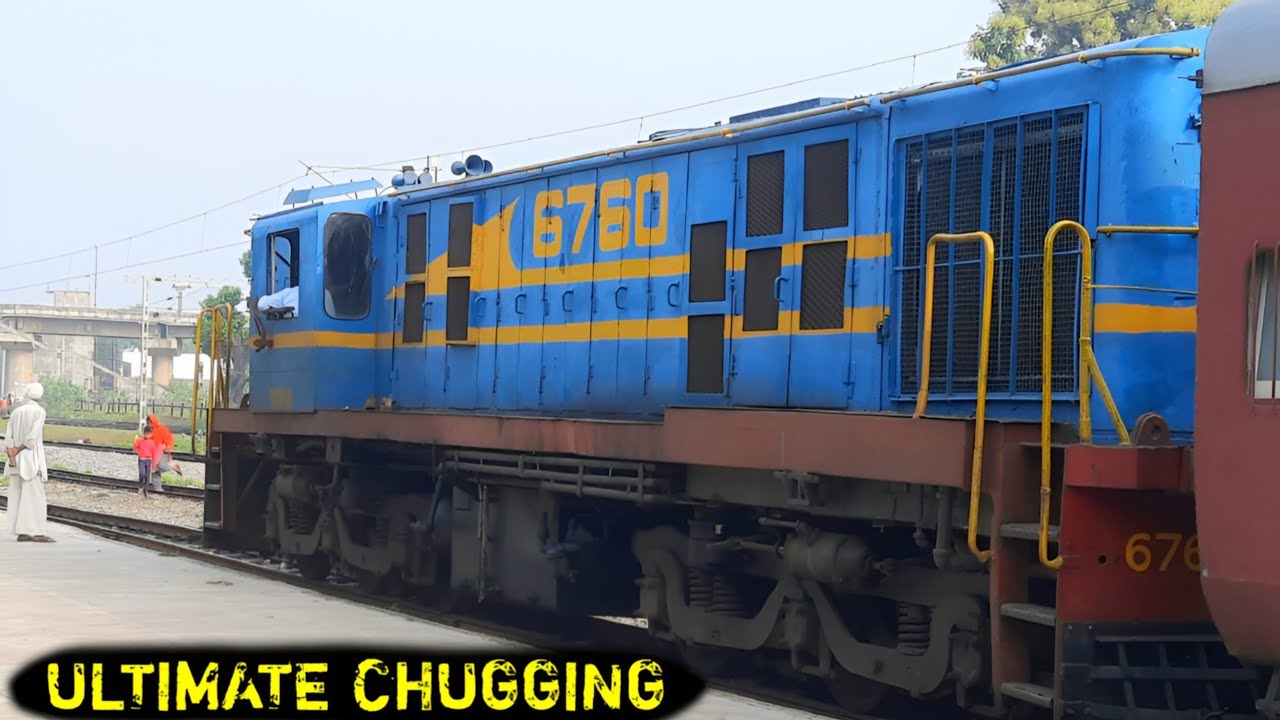 Ultimate YDM4 Chugging and Smoking - Aggressive YDM4 6760 || Metre Gauge Train Old Memories