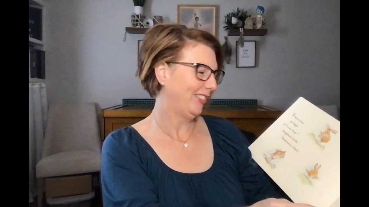 Reading to my grand babies "Guess How Much I Love You"