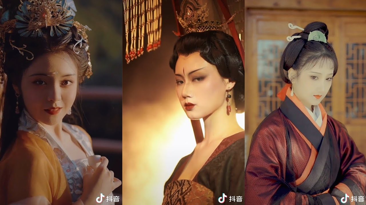 [抖音] TIKTOK Chinese Hanfu traditional dress |ชุดจีนโบราณ|5