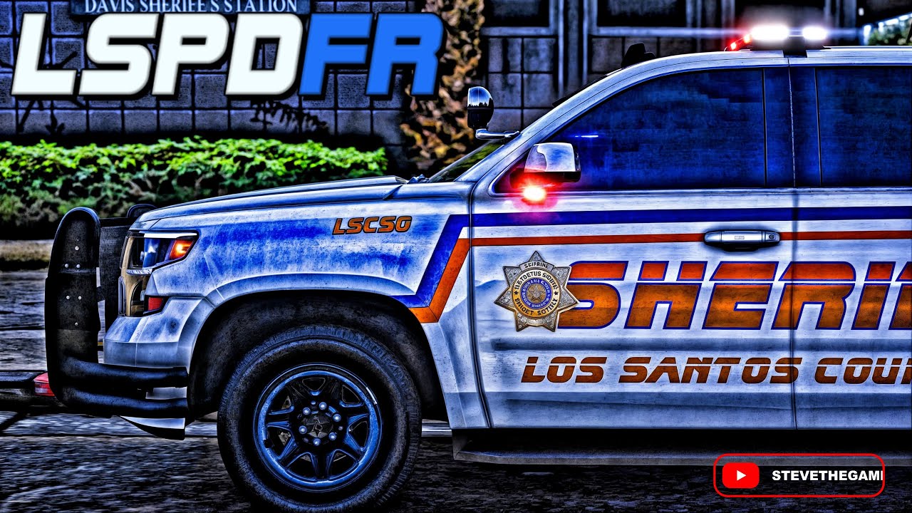 МОДЫ GTA 5 ШЕРИФ в городе | Харрис | Мод GTA 5 Lspdfr