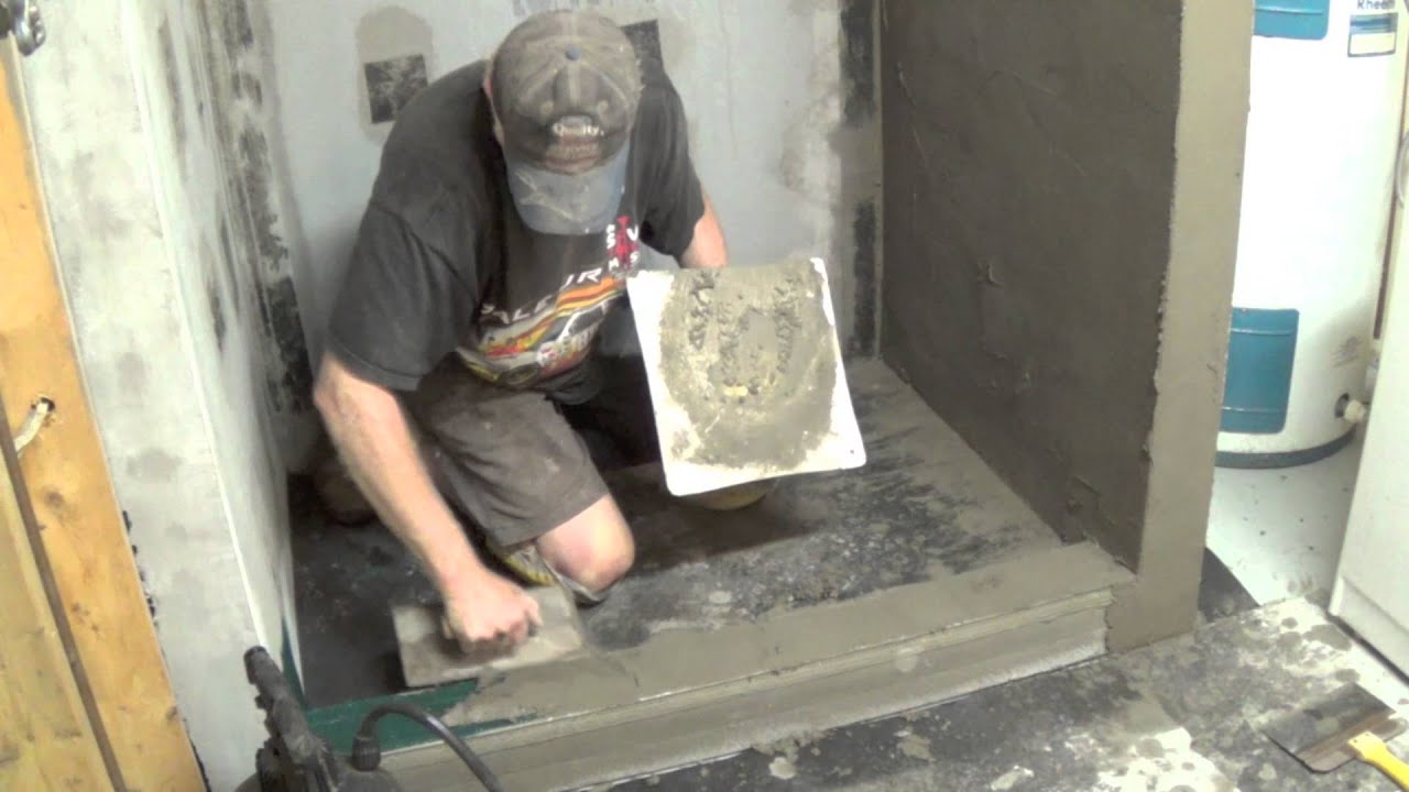 DIY Basement Bathroom Part 5 - Skim Coating Cement Board