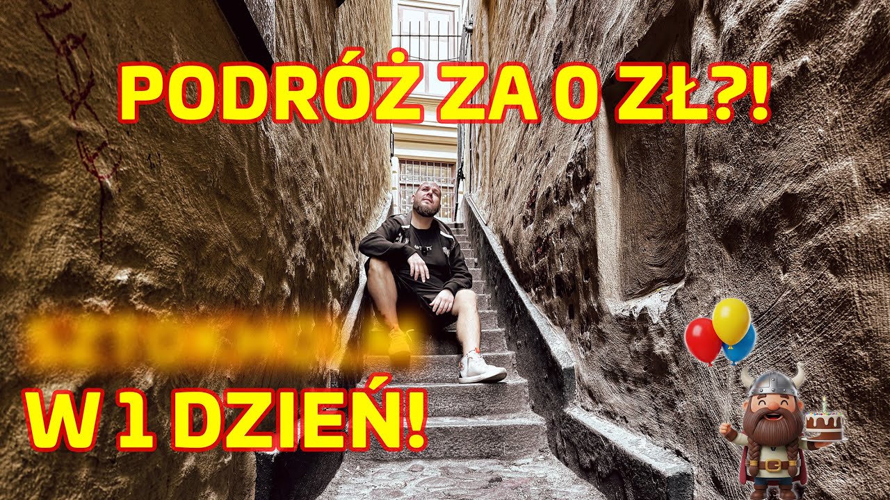 NIE WIEDZIAŁEM GDZIE LECĘ! ✈️ Sposób na Podróż za 0 ZŁ i Urodzinowa Niespodzianka! 🎁