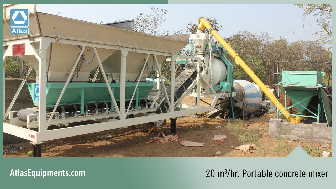 Portable concrete mixer for sale