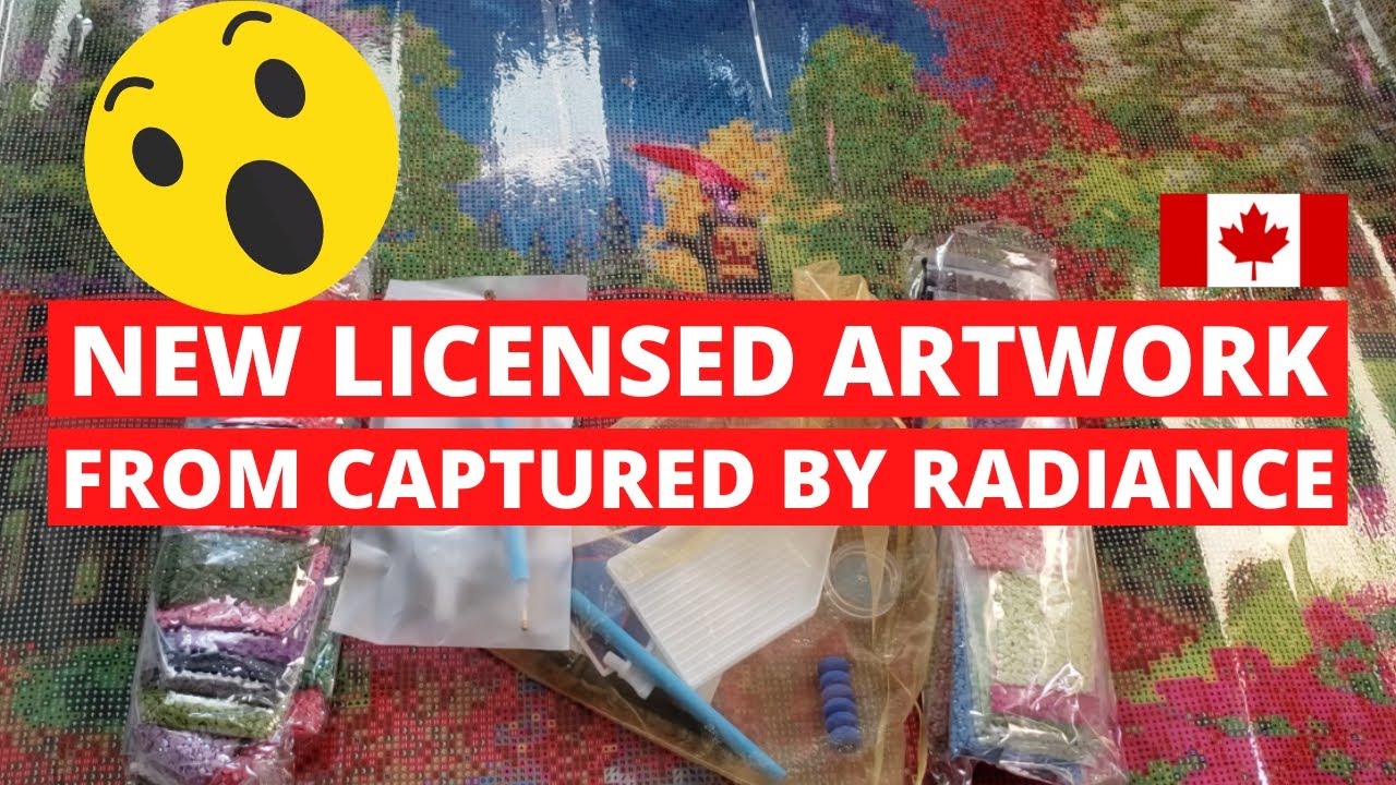 CHECK THIS OUT! | Licensed Diamond Painting Captured by Radiance Canadian Company | Dominic Davison