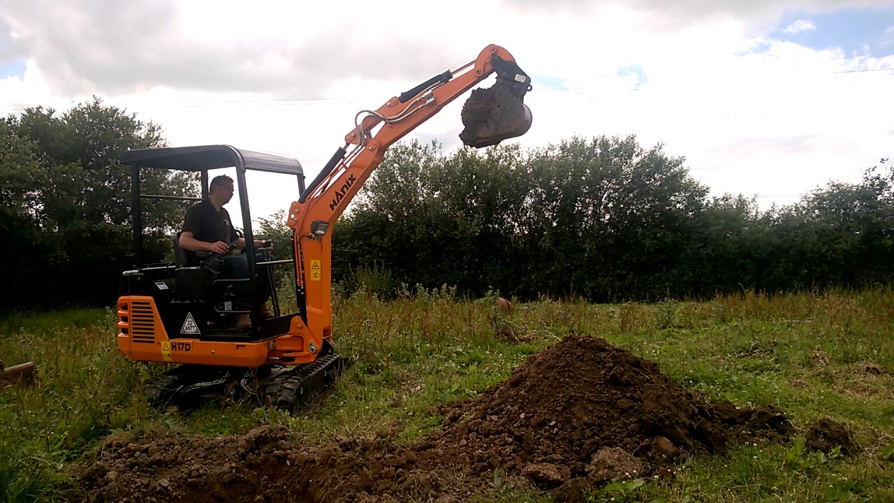 X Demo Hanix Excavator H17D