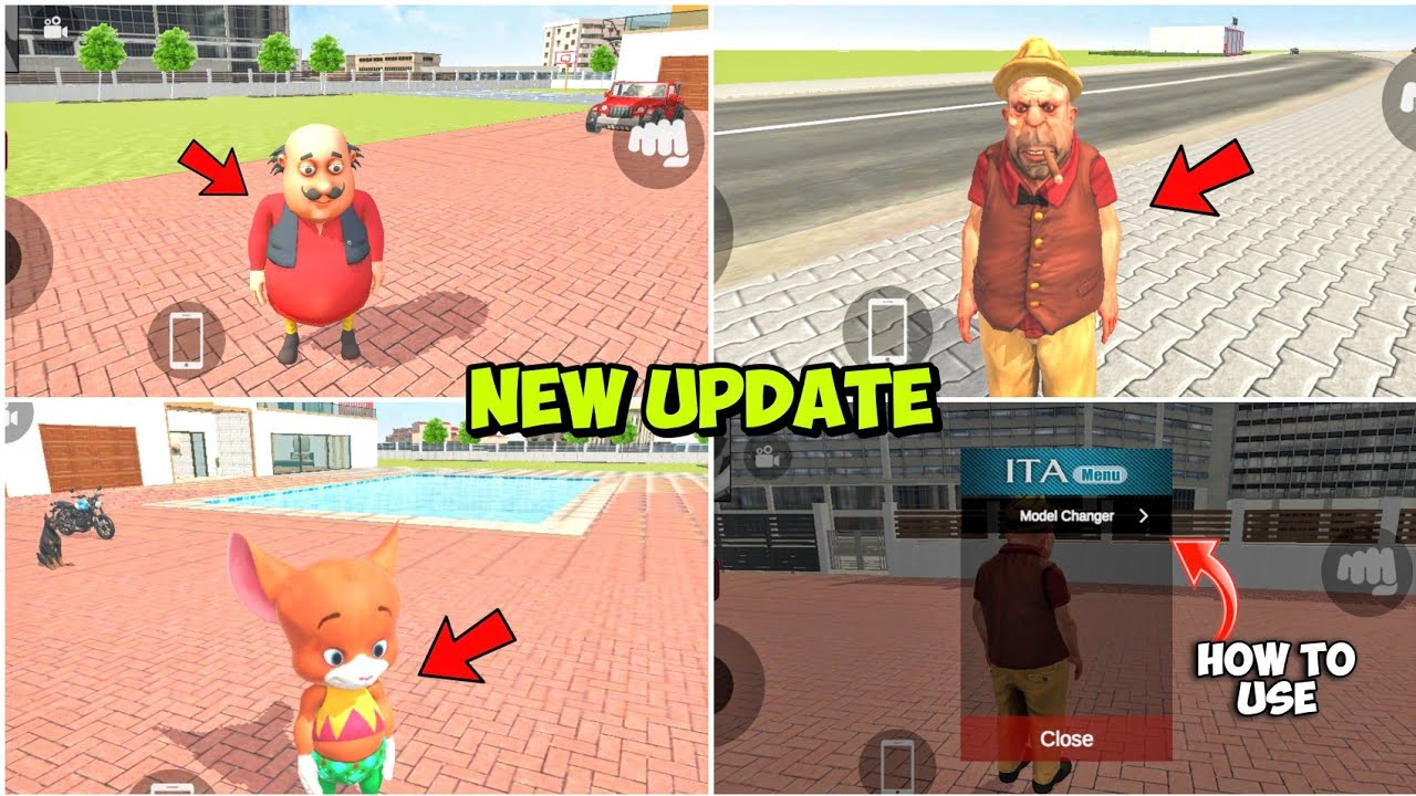 How To Add New Characters | ITA Menu Secret Features | Indian Theft Auto New Update