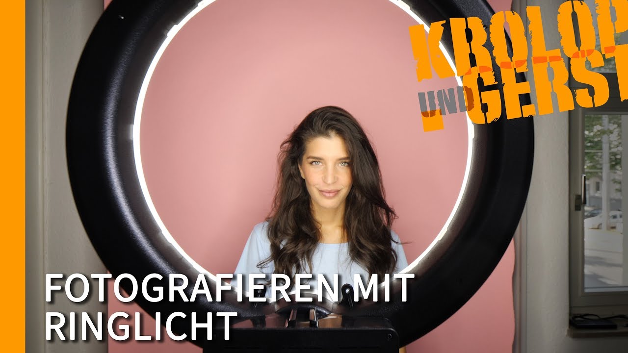 Fotografieren mit Ringlicht 📷 Krolop&Gerst
