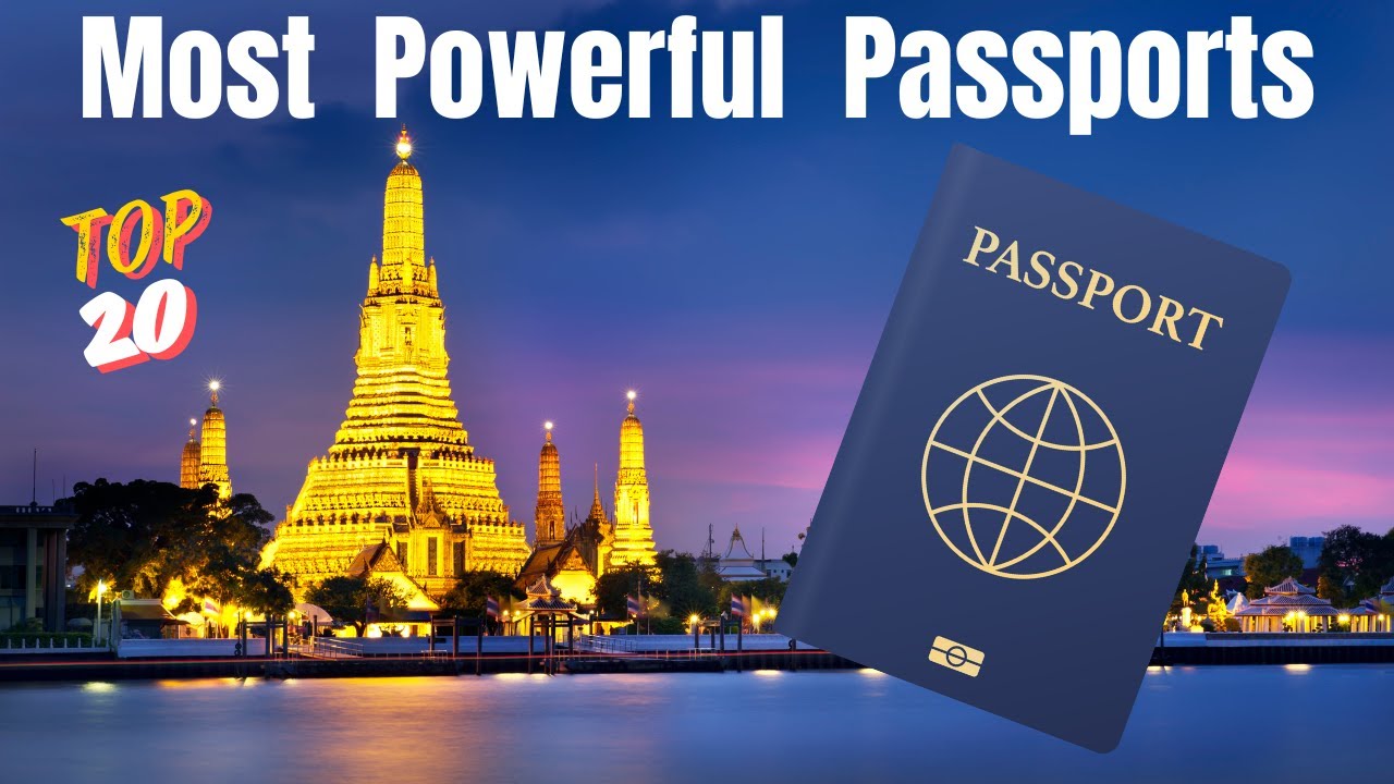 Top 20 Most Powerful Passports 2024: Visa-Free Travel Ranking #passportindex #travel #visafreetravel