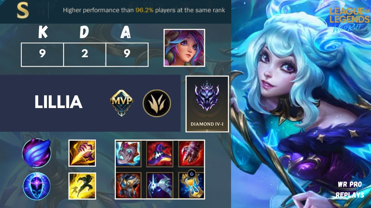 Winterblessed Lillia Jungle vs Poppy - [NA] Diamond Patch 6.3 Wild Rift