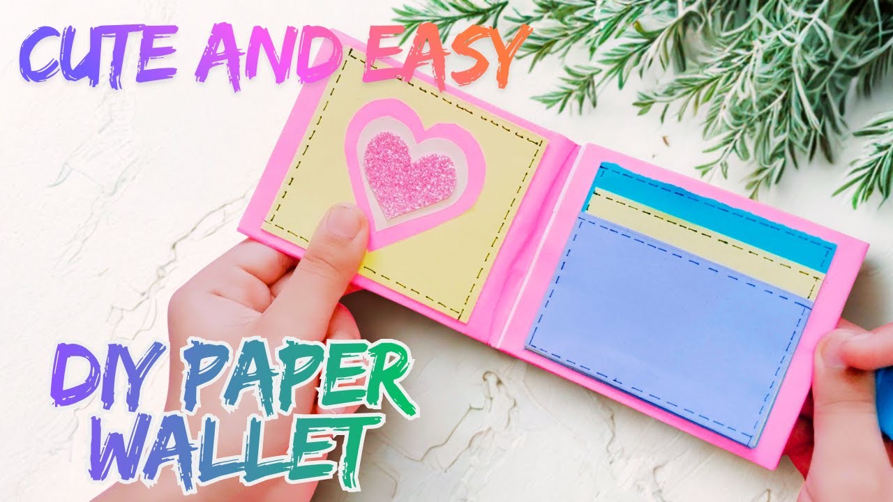 Easy Paper Wallet DIY | Cute Handmade Wallet for Kids Step-by-Step