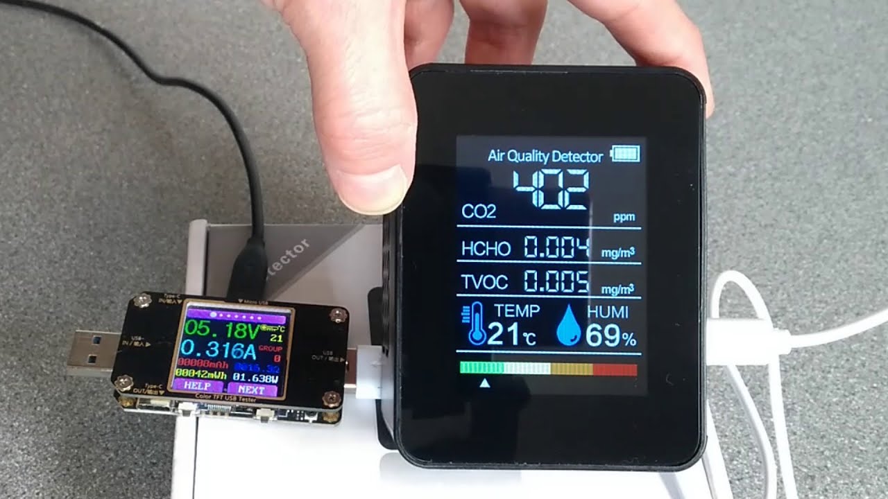 Cheap air quality meter from ebay.