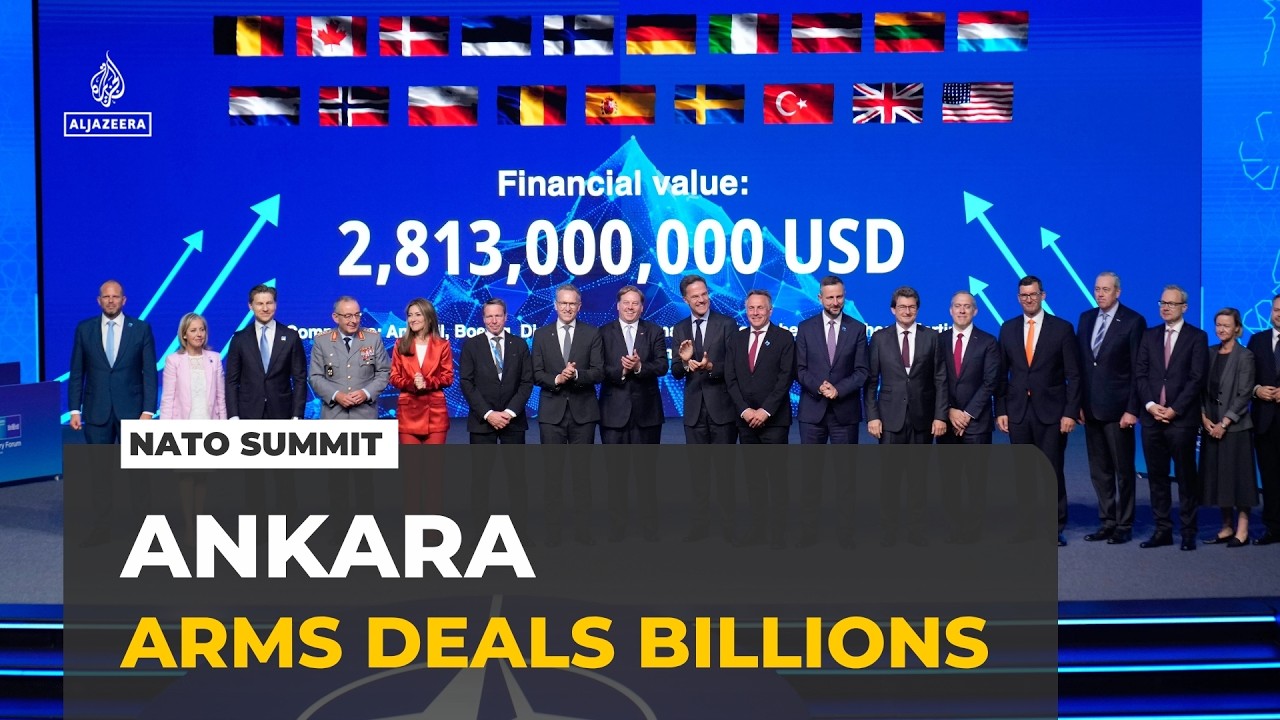 NATO summit in Ankara: Alliance announces billions of dollars in arms deals