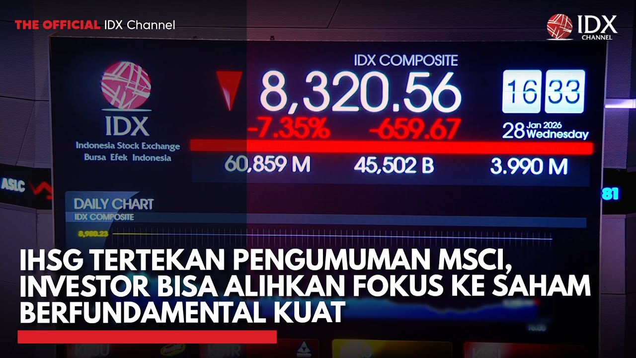 IHSG Tertekan MSCI, Investor Bisa Alihkan Fokus ke Saham Berfundamental Kuat | IDXC UPDATE