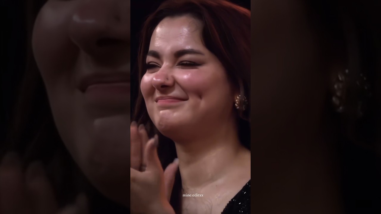 Hania Aamir seemed broken 🥺 She also deserve an award 💔 | #haniaamir #viralshort #trending