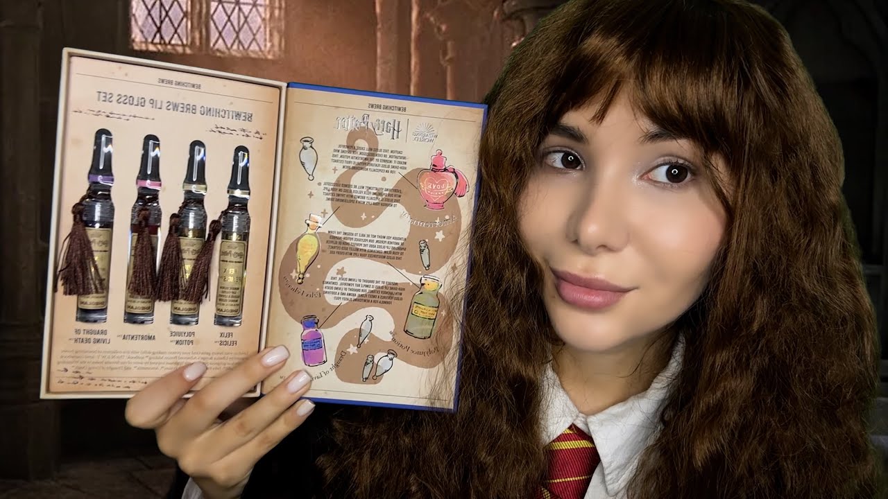 АСМР ГЕРМИОНА📚СДЕЛАЕТ ТЕБЕ МАКИЯЖ💄(ты студент по обмену)🪄✨