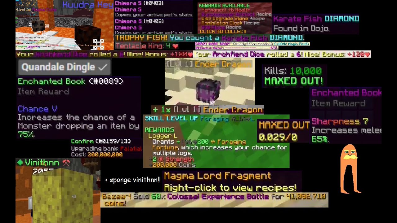 FORAGING 50 WOOOO (Hypixel Skyblock Moments #43)