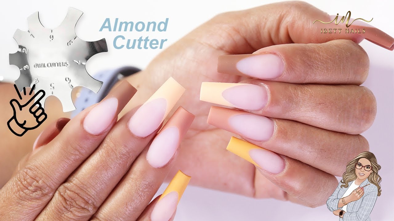 Paso a Paso Full Set de Uñas Acrílicas / Técnica de Reversa / Crear Almendra fácil - Ibett Nails