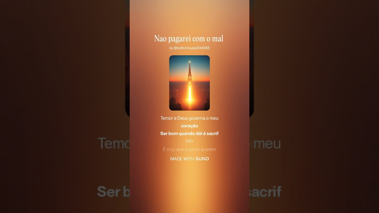 Nao pagarei com o mal