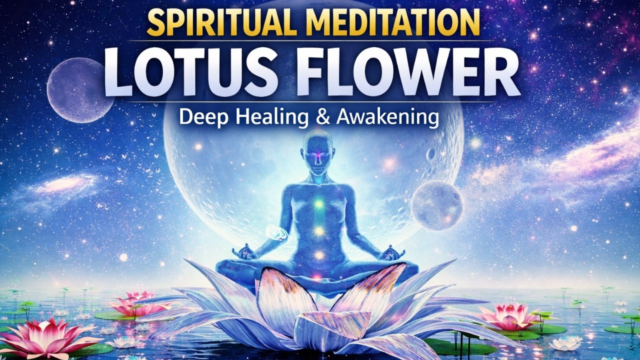 Spiritual Meditation Lotus Flower Healing Music for Deep Meditation & Inner Peace Awakening