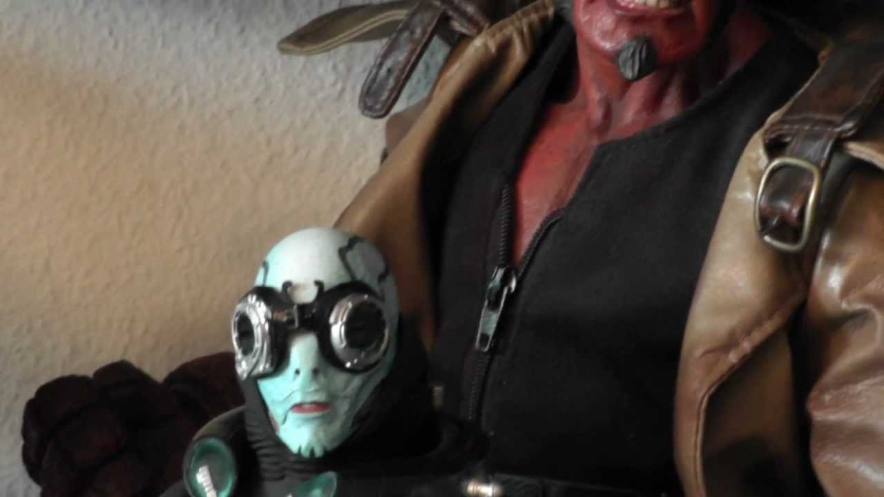 my Hellboy collection from Hot Toys and Sideshow